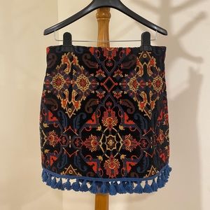 Zara Jacquard Mini Skirt